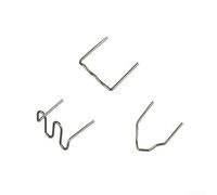 EasyByMall Hot Staples Lot de 300 agrafes 0,6/0,8 mm pour soudeur en plastique et pare-chocs de voiture - Formes assorties (0,8 mm)
