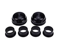 EasyByMall Kit de bague d'essieu avant et cache-axe pour tondeuse à gazon modèles 532121232, 532406013, 406013 - Kit de rechange en plastique