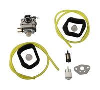 EasyByMall Kit de carburateur pour débroussailleuse Hyper Tough HY26SST 26cc et Black Max BM25CSAC 25cc, remplacement avec ampoules d'amorçage de conduite de carburant