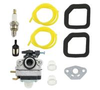 EasyByMall Kit de tuyau de filtre à air de carburateur compatible avec débroussailleuse Ryobi RLT254CDSO RLT254CSEON RBC254SESO RLT254SDSO RPP254JO
