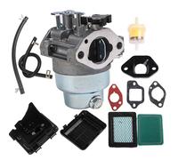 EasyByMall Kit d'entretien de filtre à air carburateur pour tondeuse Honda GCV160, GCV160A, GCV160LA - Comprend carburateur, filtre à air, joints, filtre à carburant et lignes