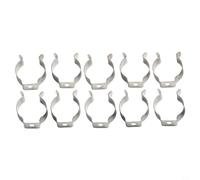 EasyByMall Lot de 10 clips de retenue à ressort en acier, type ouvert à ressort en acier pour outils, pour armoires de rangement de garage, clip de retenue pour outils (41 mm)