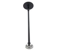 EasyByMall Outil de mesure de bois de chauffage, jauge réglable pour bois de chauffage, guide de coupe à bois télescopique, plage de 40,6 à 66 cm, base magnétique pour tronçonneuse, noir