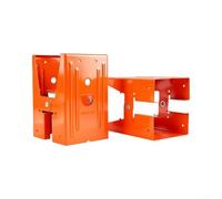 EasyByMall Paire de chevalet de sciage pliables en métal à installation | Se replie à plat instantanément, aucun assemblage nécessaire, compact 20 x 12 x 16,5 cm, facile à transporter