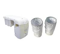 EasyFilter Lot de 2 Cartouches EASYCLEAN Compatible FILTRINOV FB12-14 / GS8 Composé de 2 Poches filtrantes, 2 Sacs de balles et 2 paniers Skimmer préfiltre