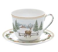 Easylife - White Forest - coffret cadeau tasse déjeuner en porcelaine 40 ASYLIFE
