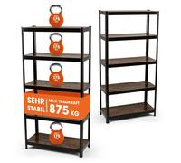 EASYmaxx, ensemble de 2 étagères robustes et bancs de travail, 180 x 90 x 40 cm - Capacité de charge de 875 kg