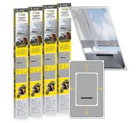 EASYmaxx Insect Protect Moustiquaire télescopique fenêtre avec cadre et moustiquaire intégrée | Moustiquaire pour lucarne | Sans couper | Sans percer | 63 x 93 cm à 100 x 160 cm [4 unités]