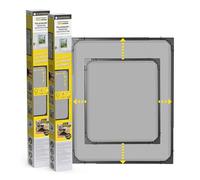 EASYmaxx Insect Protect | Moustiquaire télescopique | Moustiquaire de fenêtre | avec cadre prémonté | moustiquaire extensible | moustiquaire intégrée | anthracite | set de 2 pièces