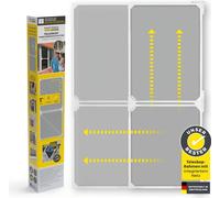 EASYmaxx Insect Protect Moustiquaire télescopique pour porte de balcon avec filet intégré Sans découpe Sans perçage 122 x 285 cm