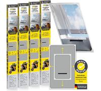 EASYmaxx Insect Protect Moustiquaire télescopique fenêtre avec cadre et moustiquaire intégrée | Moustiquaire pour lucarne | Sans couper | Sans percer | 63 x 93 cm à 100 x 160 cm [4 unités]