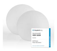 Lampe solaire LED EASYmaxx avec télécommande - 2 lampes blanc froid Alimentation solaire