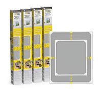 EASYmaxx Insect Protect - Moustiquaire télescopique - blanc - Lot de 4