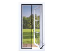EASYmaxx Moustiquaire de porte avec fermeture aimantée, idéale pour porte de balcon, porte de cave et porte de terrasse, montage facile, sans perçage ni vis, 100 x 210 cm, protection contre les