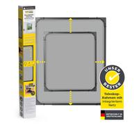 EASYmaxx Insect Protect - Moustiquaire télescopique pour fenêtre - Avec cadre prémonté - Moustiquaire extensible - Moustiquaire intégrée - Anthracite