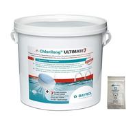 Easypiscine Chlore Multifonctions Bayrol e-Chlorilong Ultimate 7-4,8 kg + 12 Tests OFFERTS 7 en 1