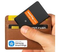 easyTag Carte Traceur pour Portefeuille, Compatible Samsung SmartThings | Carte Traceur Fine et Rechargeable, Suivi Mondial pour Portefeuilles, Sacs et Bagages, Compatible avec Samsung SmartThings
