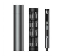 EasyWox Jeu de mini tournevis électrique 62-en-1, Cadeau pour la fête des Pères, Couple de serrage à affichage numérique, Batterie au lithium rechargeable de 500 mAh, Rangement en tube rotatif, Access