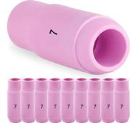 EATBALE Buses en Alumine Coupelle en céramique pour TIG Torche de soudage Kit d'accessoires 10N47 Coupelle de Protection 7# (7/16" 11 mm) pour QQ300 PTA DB SR WP 17 18 26 Torche de soudage