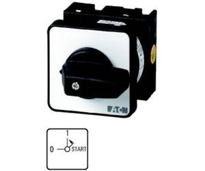 Eaton 022248 T0-1-15511/EZ Bouton ON-OFF pour montage frontal levier noir 1 x 90 ° 1 pc(s) Piece