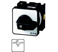 Eaton Interrupteur de commande, Bouton + interrupteur, Argent, Noir