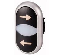Eaton 105227 M22-DDL-S-X226/X26 Bouton-poussoir à double touche collerette