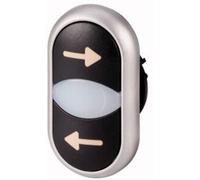 Eaton 105227 M22-DDL-S-X226/X26 Bouton-poussoir à double touche collerette plastique 1 pc(s)