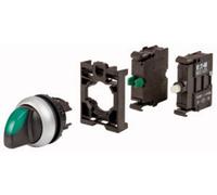 Eaton 110924 M22-WRLK-G-K10LED-BVP Sélecteur collerette plastique levier vert 1 pc(s) Single