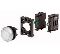 Eaton 110931 M22-DL-W-K10LED-BVP Bouton-poussoir lumineux à rappel collerette plastique 1 pc(s)