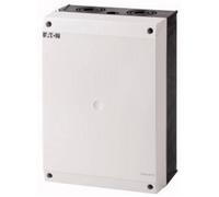 Eaton 206891 pour montage sur rails (L x l x H) 125 x 200 x 280 mm NOT-AUS gris clair (RAL 7035), noir (RAL 9005) 1 pc(s)