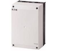 Eaton 206897 pour plaques de montage (L x l x H) 125 x 160 x 240 mm NOT-AUS gris clair (RAL 7035), noir (RAL 9005) 1 pc(s)