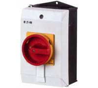 Eaton Interrupteur à bascule T0-4-15682/I1/SVB 6P 20 A 690 V 90° Rouge