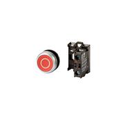 Eaton Bouton-poussoir M22-D-R-X0/K01 – 1O plat rouge – façade