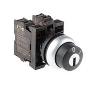 Eaton 216517 Clé Interrupteur, 1 NO + 1 NC, 2 positions, fixation frontale