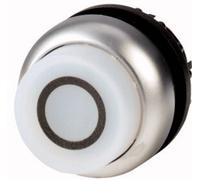 Eaton 216806 M22-DRLH-W-X0 Bouton-poussoir lumineux à rappel collerette plastique bouton blanc 1 pc(s) Piece