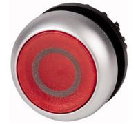 Eaton 216957 M22-DRL-R-X0 Bouton-poussoir lumineux à rappel collerette plastique 1 pc(s)