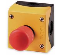 Eaton bouton d'arrêt d'urgence, montage en saillie, IP67, rouge 216525 (M22-PV/KC11/IY), verrouillé par traction