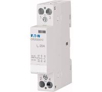 Eaton CR2011008 Contacteur d'installation Tension nominale : 8 V DC/AC Courant de commutation (max.) : 20 A 1 contact à fermeture, 1 contact à ouverture 1 pce