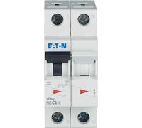 EATON Disjoncteur de protection de ligne 4A FAZ-C4/1N 1+N pôles caractéristique C FAZ-C4/1N (278666)