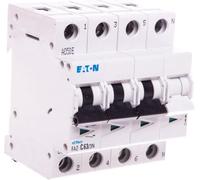 Eaton disjoncteur de protection de ligne, 63 A, 3p+N, caractéristique : C 278981