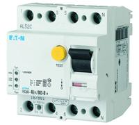 Eaton disjoncteur différentiel numérique 40 A 30 mA 4 pôles 240 VAC (FRCDM-40/4/03-S/B)