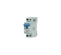 EATON DISJONCTEUR MODULAIRE PH/N - Blanc - MANETTE BLEUE - 1P+N / 20 A - COURBE C - Raccordement à vis 264747 (PLG4-C20/1N)