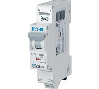 EATON DISJONCTEUR MODULAIRE PH/N - Blanc - MANETTE GRISE - 1P+N / 16 A - COURBE C - Raccordement direct sans vis 109130 (PLGC4-C16/1N)