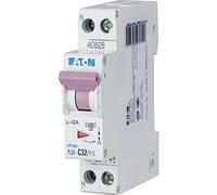 EATON DISJONCTEUR MODULAIRE PH/N - Blanc - MANETTE VIOLETTE - 1P+N / 32 A - COURBE C - Raccordement à vis 264749 (PLG4-C32/1N)