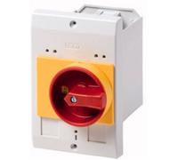 Eaton E-PKZ0-GR 072908 montage encastré, avec arrêt durgence (L x l x H) 80 x 85 x 129 mm rouge, jaune, gris 1 pc(s)