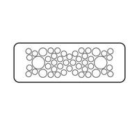 Eaton bride traversante en caoutchouc mousse FL4-D 044879