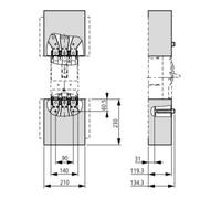 Eaton Eaton Capot large 3 pôles NZM3-XKSAV Quantité:1