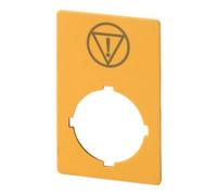 Eaton Eaton Plaque ARRÊT D’URGENCE M22-XZK-ESS jaune 50 × 33 mm Quantité:10