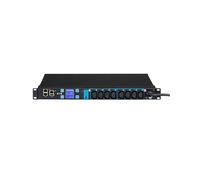 Eaton EMAH28 - PDU Géré 8 Prises C13, 1U Rackable, Monophasé 230V 16A, Câble 3m, Surveillance Tension, SNMP, Telnet, RJ-45