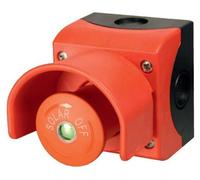 Eaton Interrupteur PV avec collerette de protection 230 V/AC 6 A 1 contact à ouverture, 1 contact à fermeture M22-SOL-PVT45PMPI11Q IP67/IP69K 1 pc (150644)
